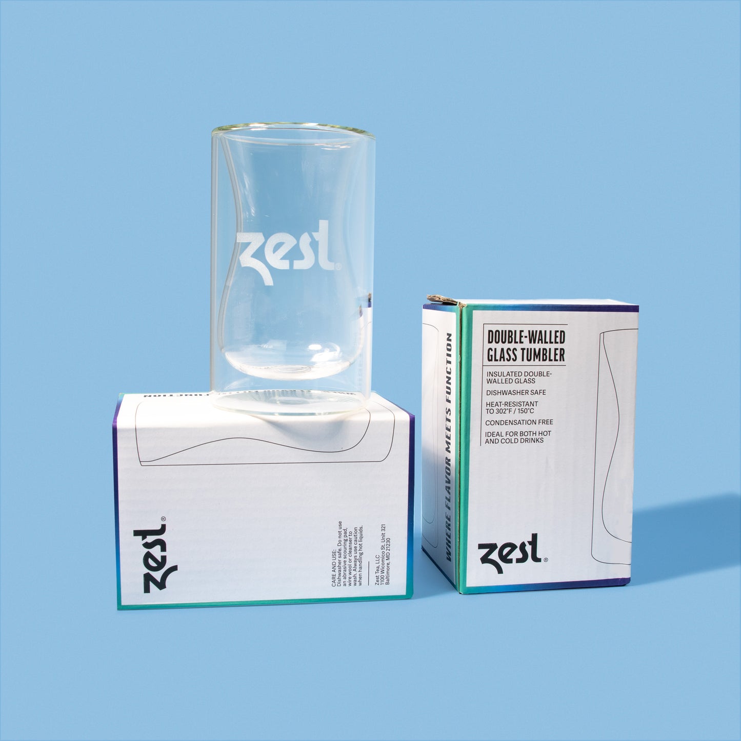 Zest Double-Walled Glass Mug