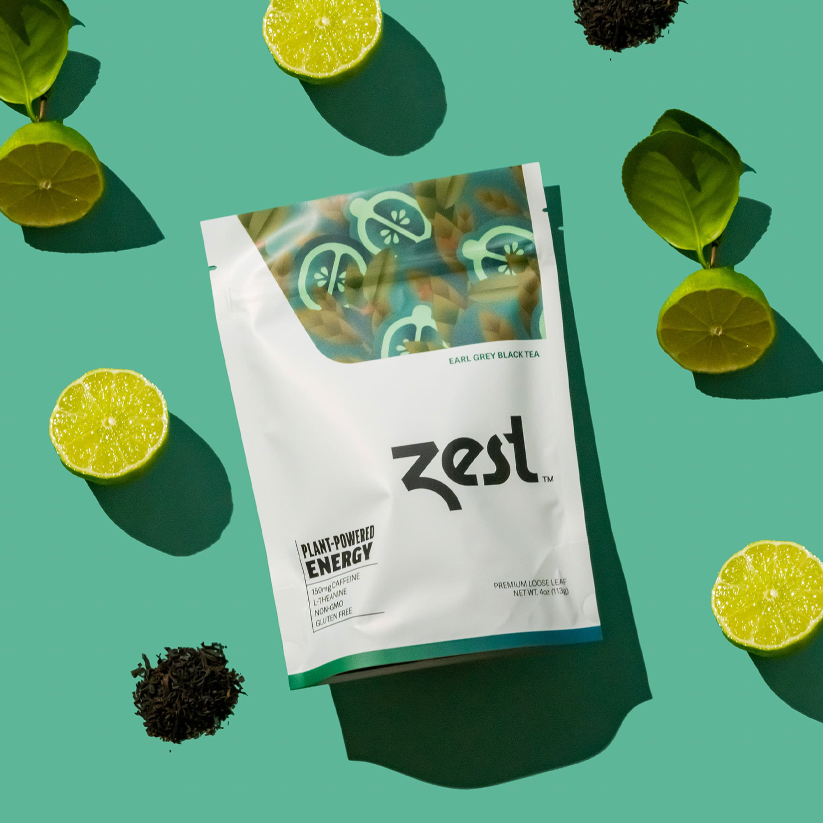 Zest Earl Grey Plant-Powered Energy - High Caffeine Loose Leaf