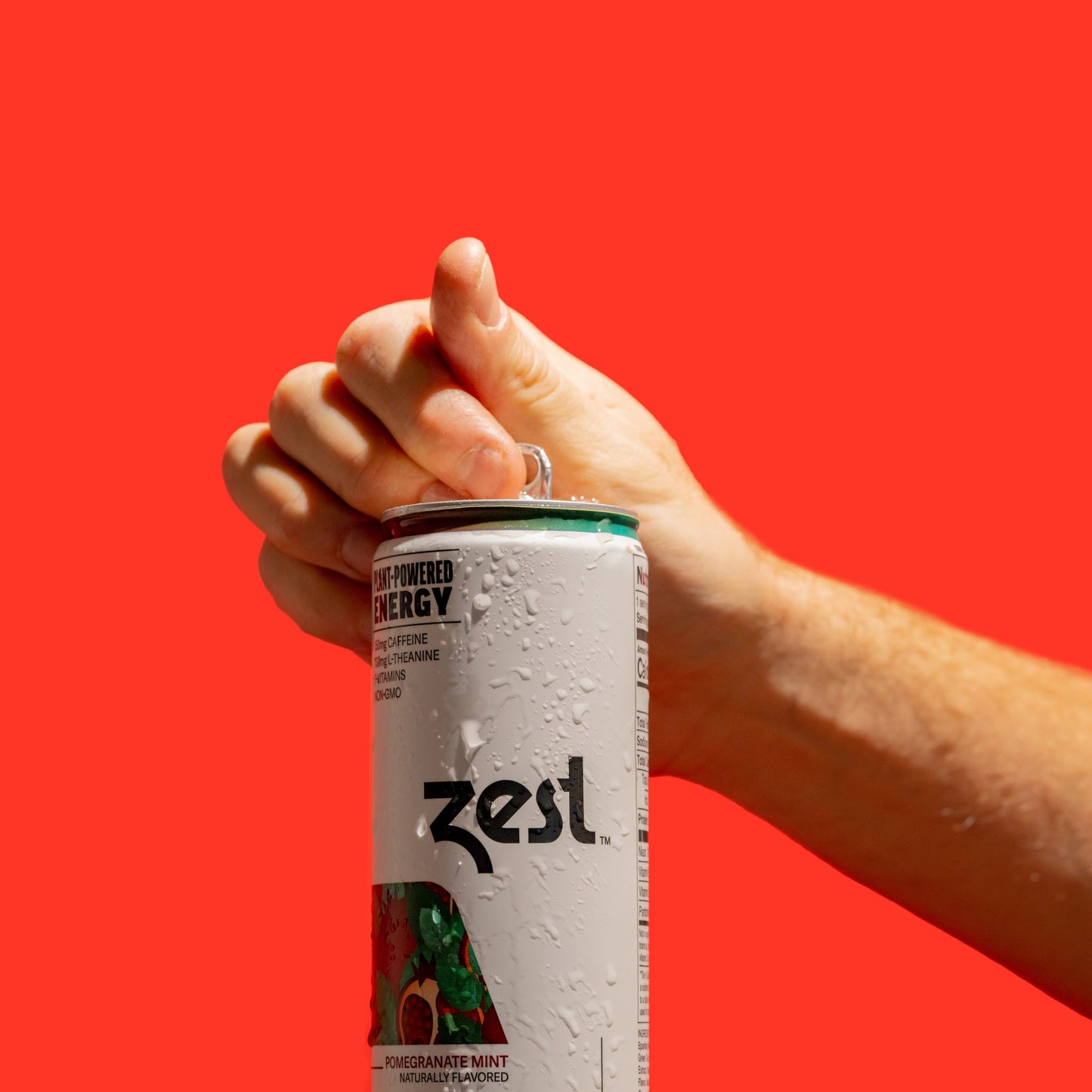 Zest Pomegranate Mint Plant-Powered Energy - High Caffeine Energy Drinks