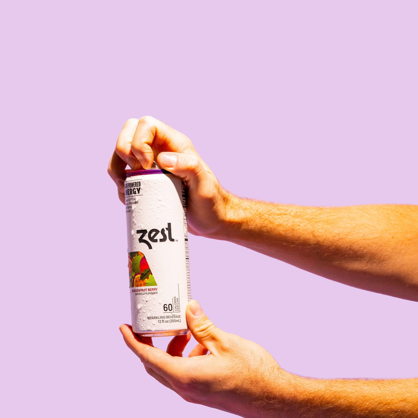 Zest Passionfruit Berry Plant-Powered Energy - High Caffeine Energy Drinks