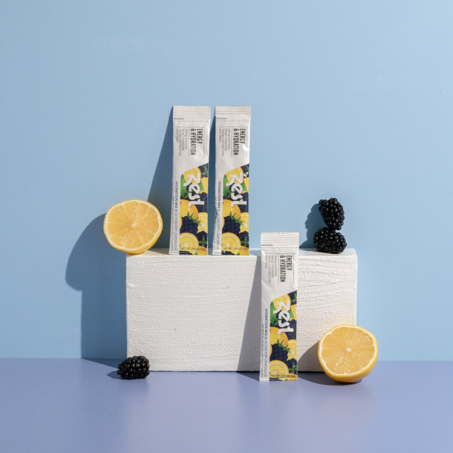 Zest Blackberry Lemonade Energy & Hydration - Powder Sticks
