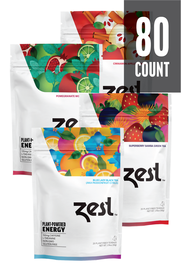 High Caffeine Tea Bags – Zest