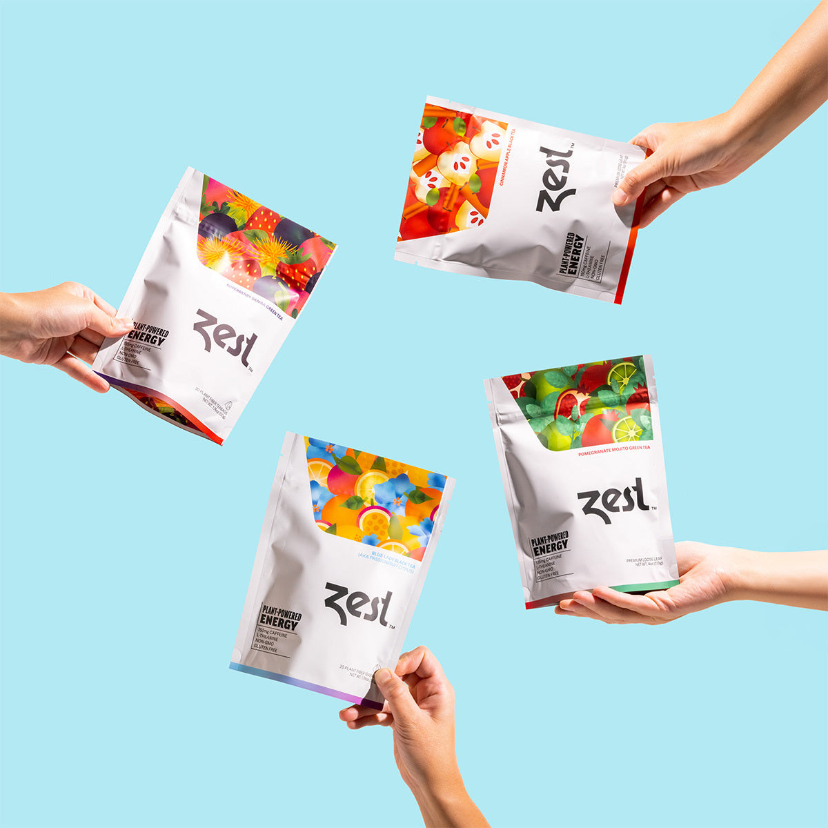 Zest Sampler Pack Plant-Powered Energy - High Caffeine Ultimate
