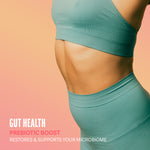 Woman in activewear representing gut health benefits of colostrum gummies
