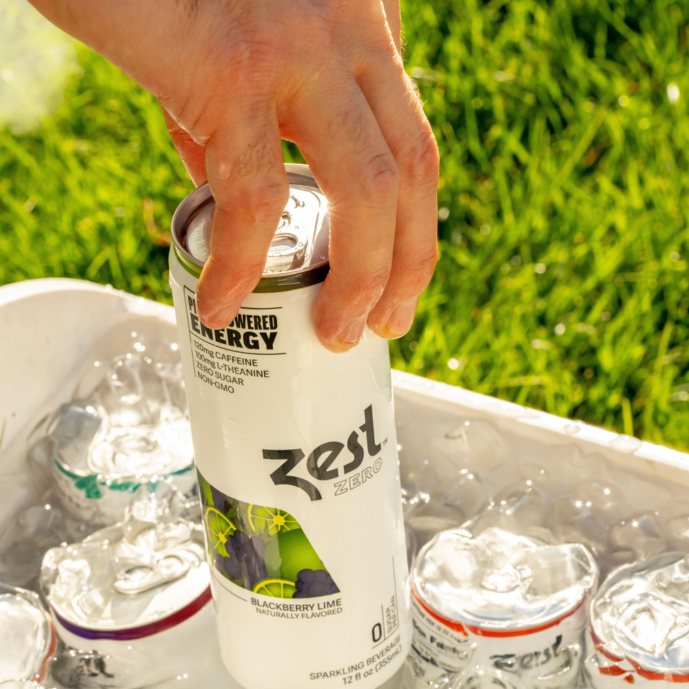 Zest Blackberry Lime Plant-Powered Energy - High Caffeine Energy
