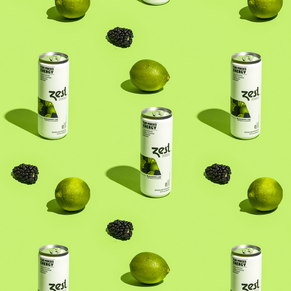Zest Blackberry Lime Plant-Powered Energy - High Caffeine Energy