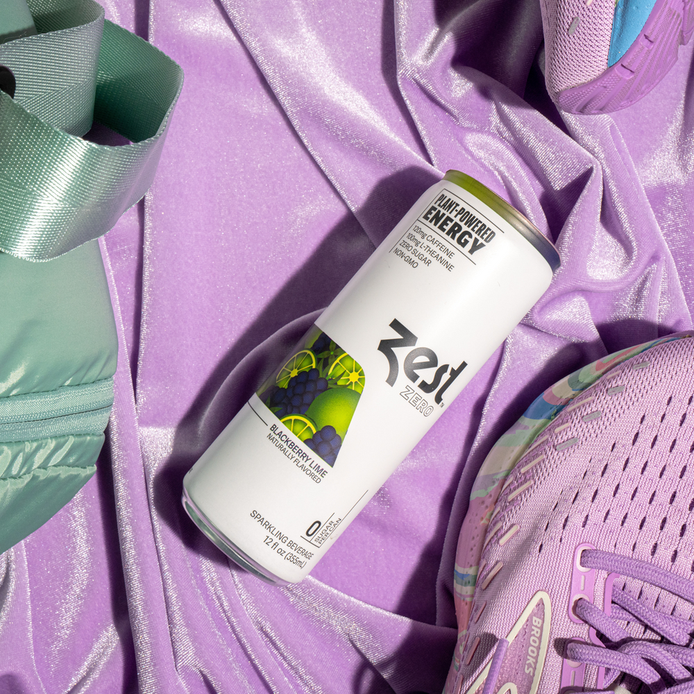 Zest Blackberry Lime Plant-Powered Energy - High Caffeine Energy