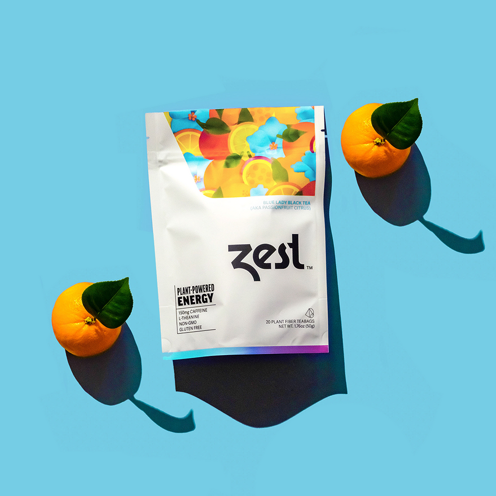 Zest Blue Lady Plant-Powered Energy - High Caffeine Loose Leaf