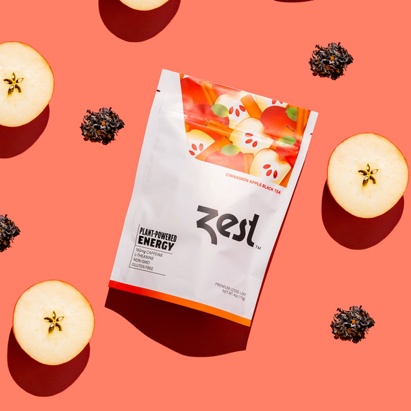 Zest Cinnamon Apple Plant-Powered Energy - High Caffeine Loose Leaf