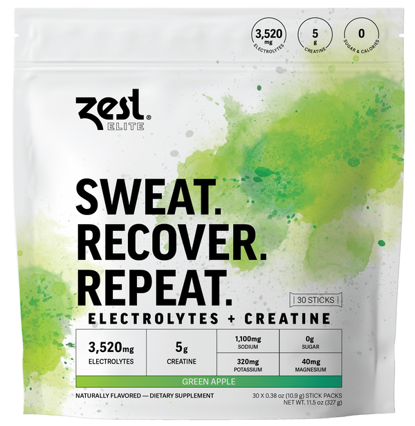 Elite Powder with Creatine - Green Apple