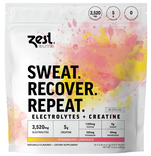 Elite Powder with Creatine - Strawberry Lemonade