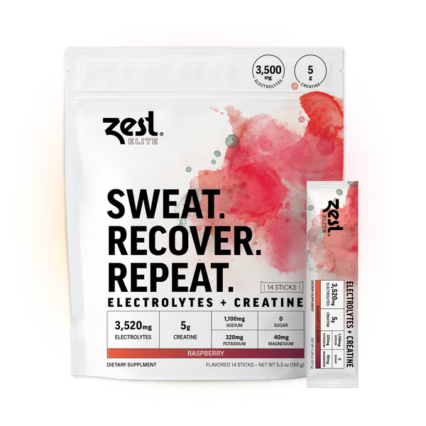 Elite Powder with Creatine - Raspberry