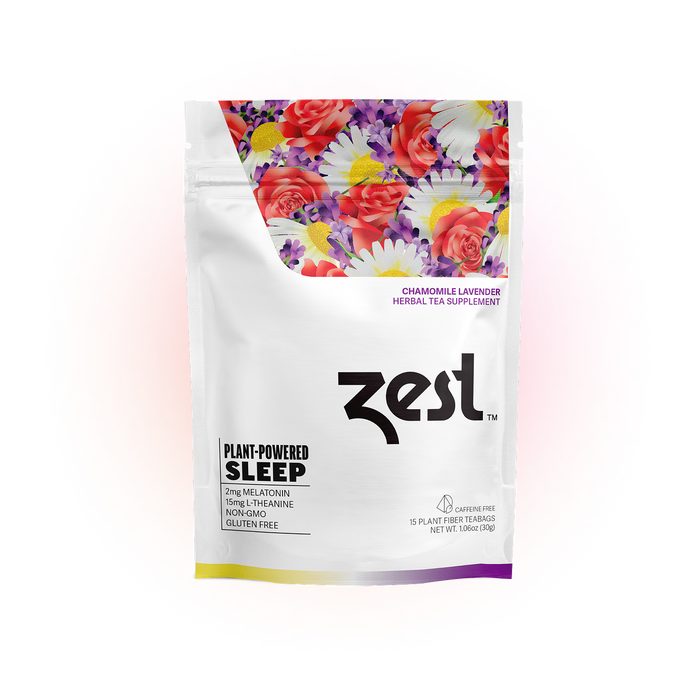Zest Chamomile Lavender Sleep Tea pouch