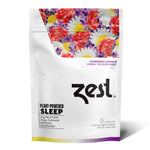 Zest Chamomile Lavender sleep tea pouch on white background