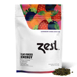 Zest Superberry Samba loose leaf tea tin on white background