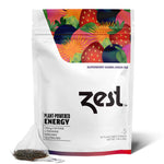 Zest Superberry Samba 20ct pouch with tea bag on white background