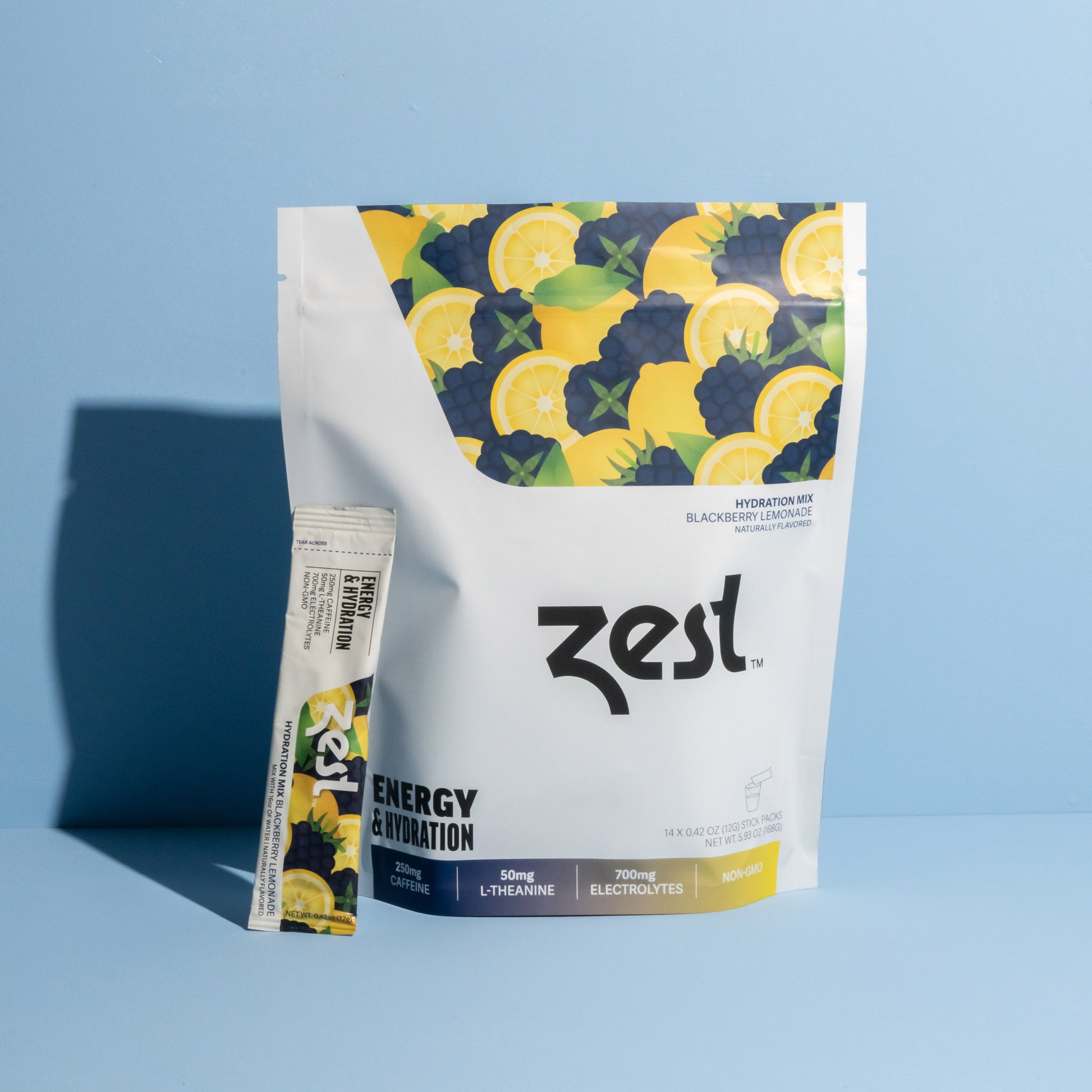 Zest Blackberry Lemonade Energy & Hydration - Powder Sticks