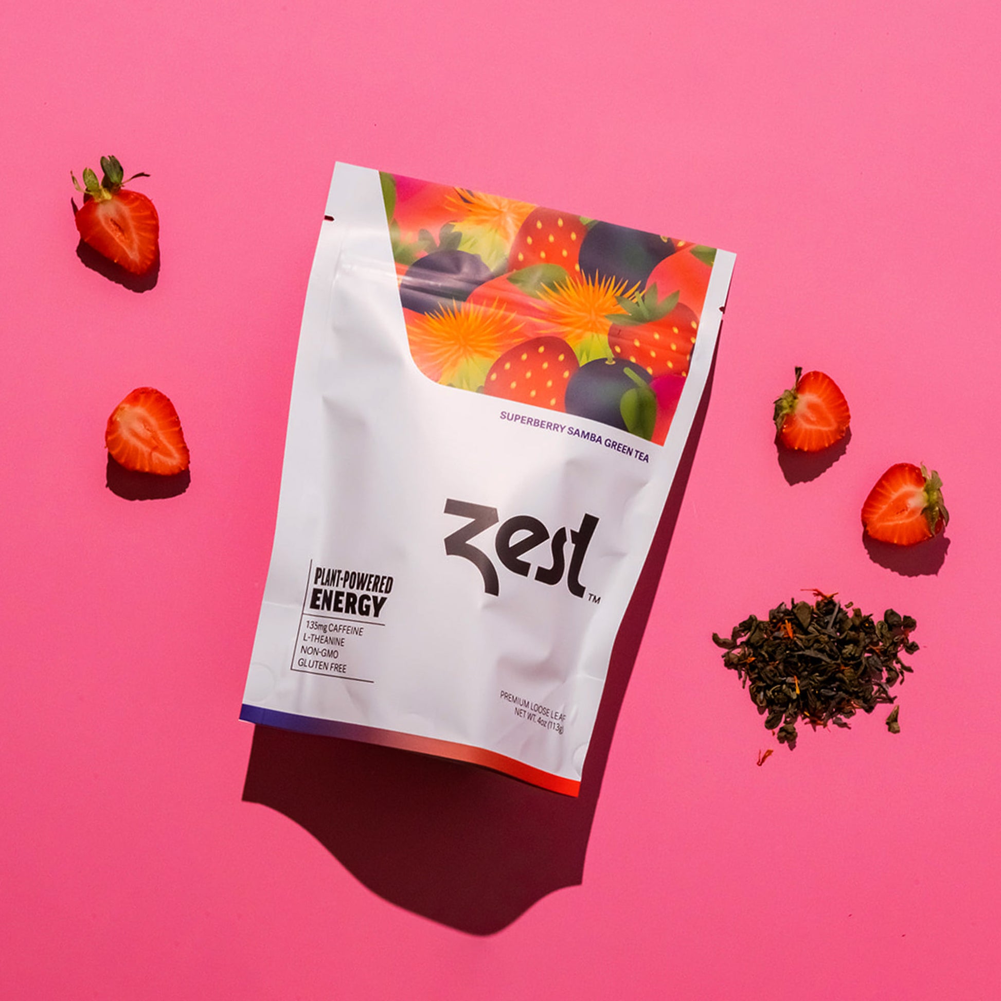 Zest Superberry Samba Plant-Powered Energy - High Caffeine Loose Leaf