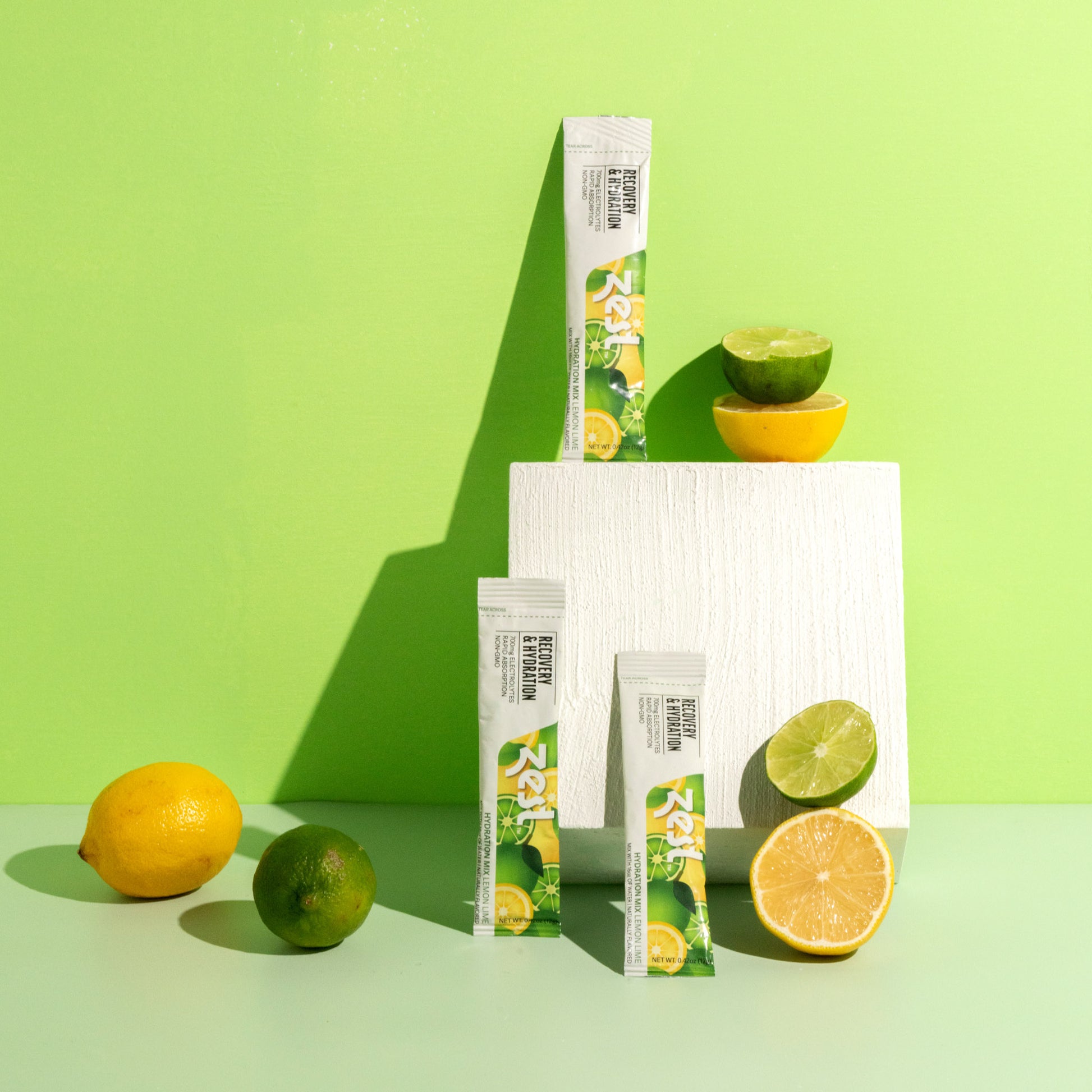 Zest Lemon Lime Recovery & Hydration - Powder Sticks