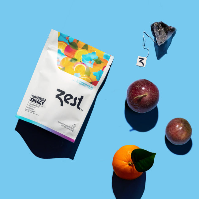 Zest Blue Lady Plant-Powered Energy - High Caffeine Tea Bags